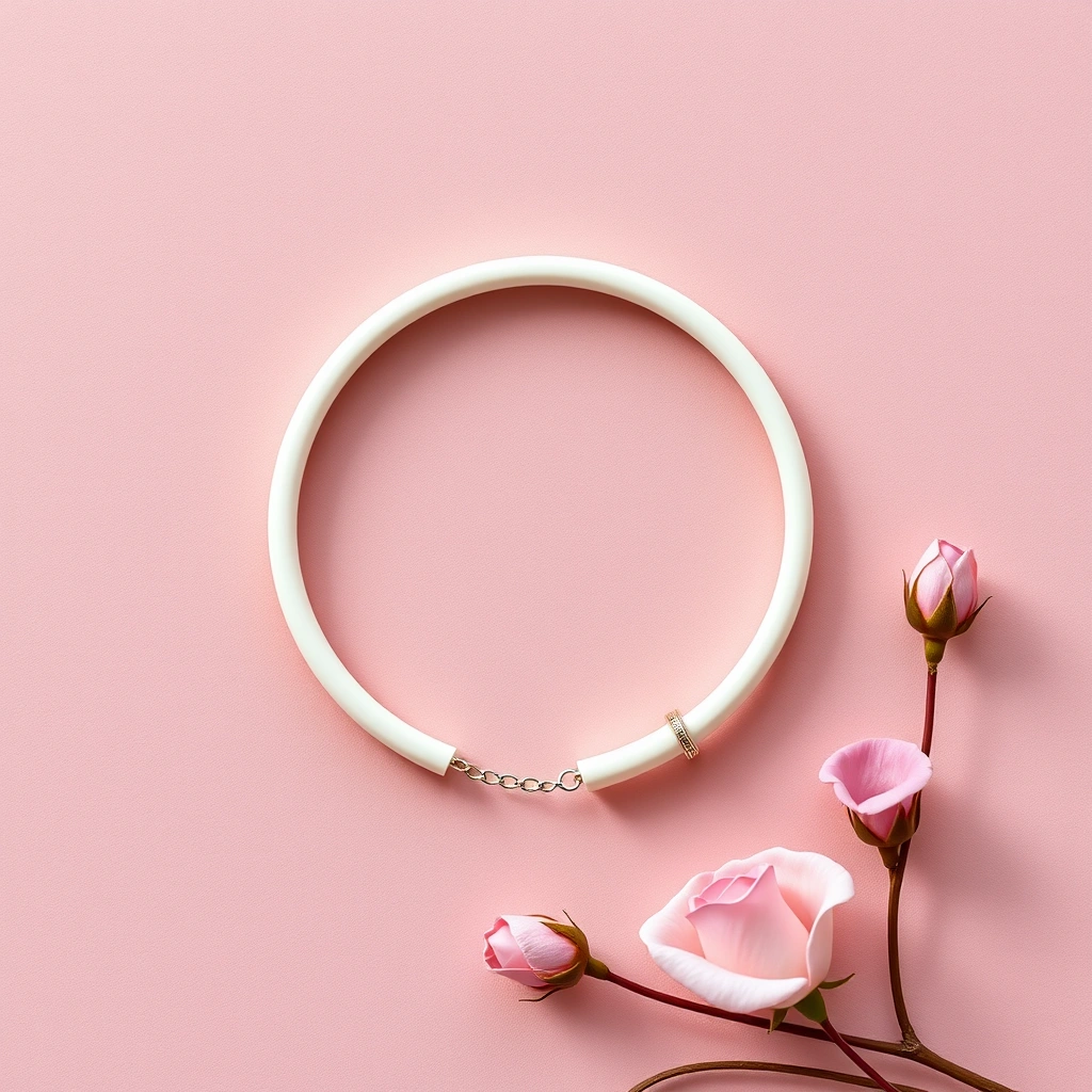 Bracelet Ancre or blanc