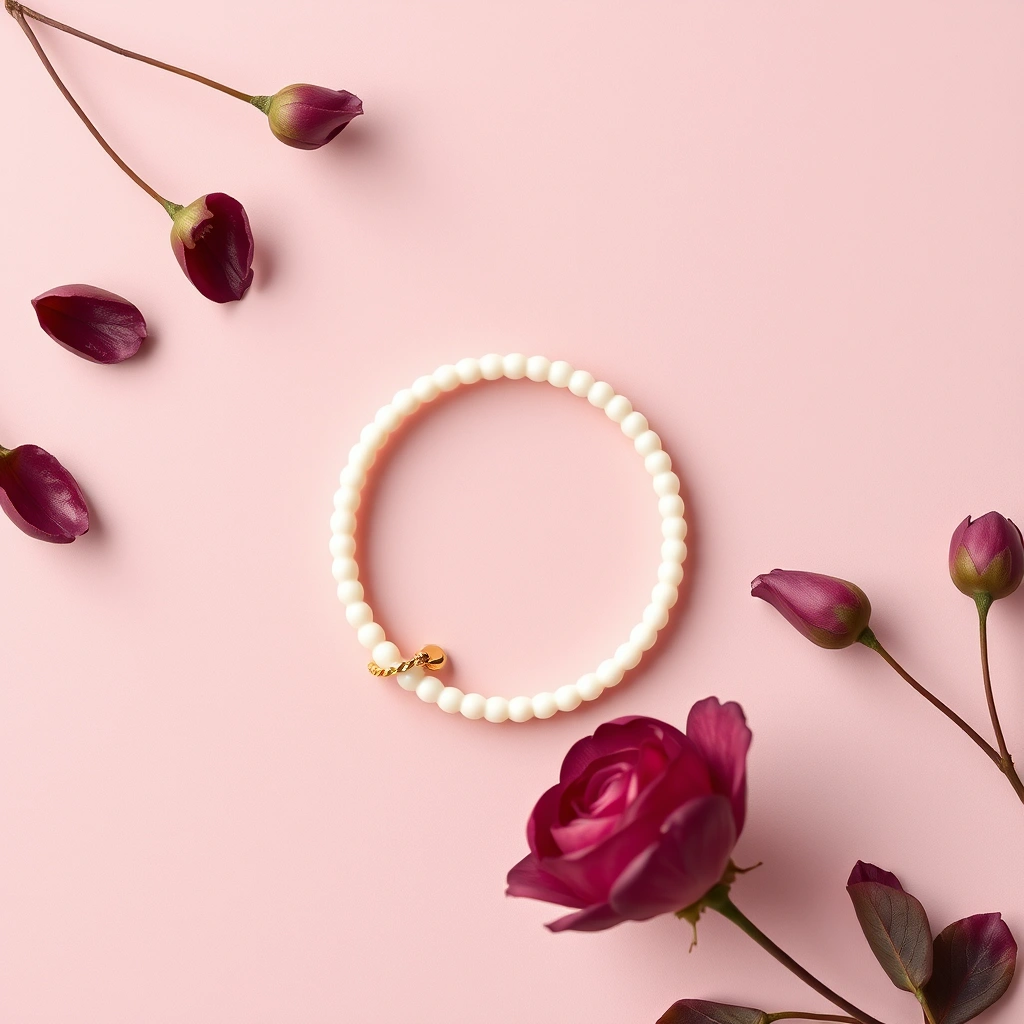 Bracelet Anneau, 10 diamants Or Blanc