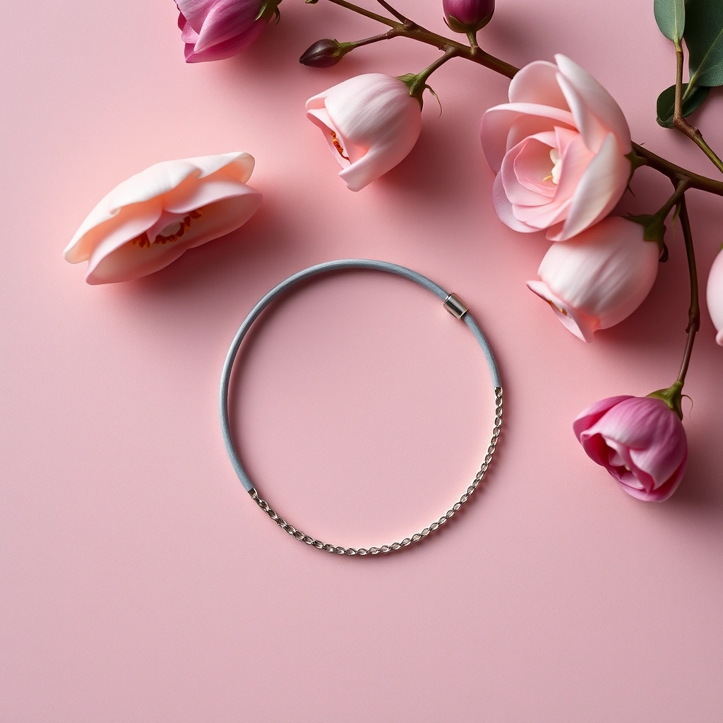 Bracelet Clou Diamants Or Gris