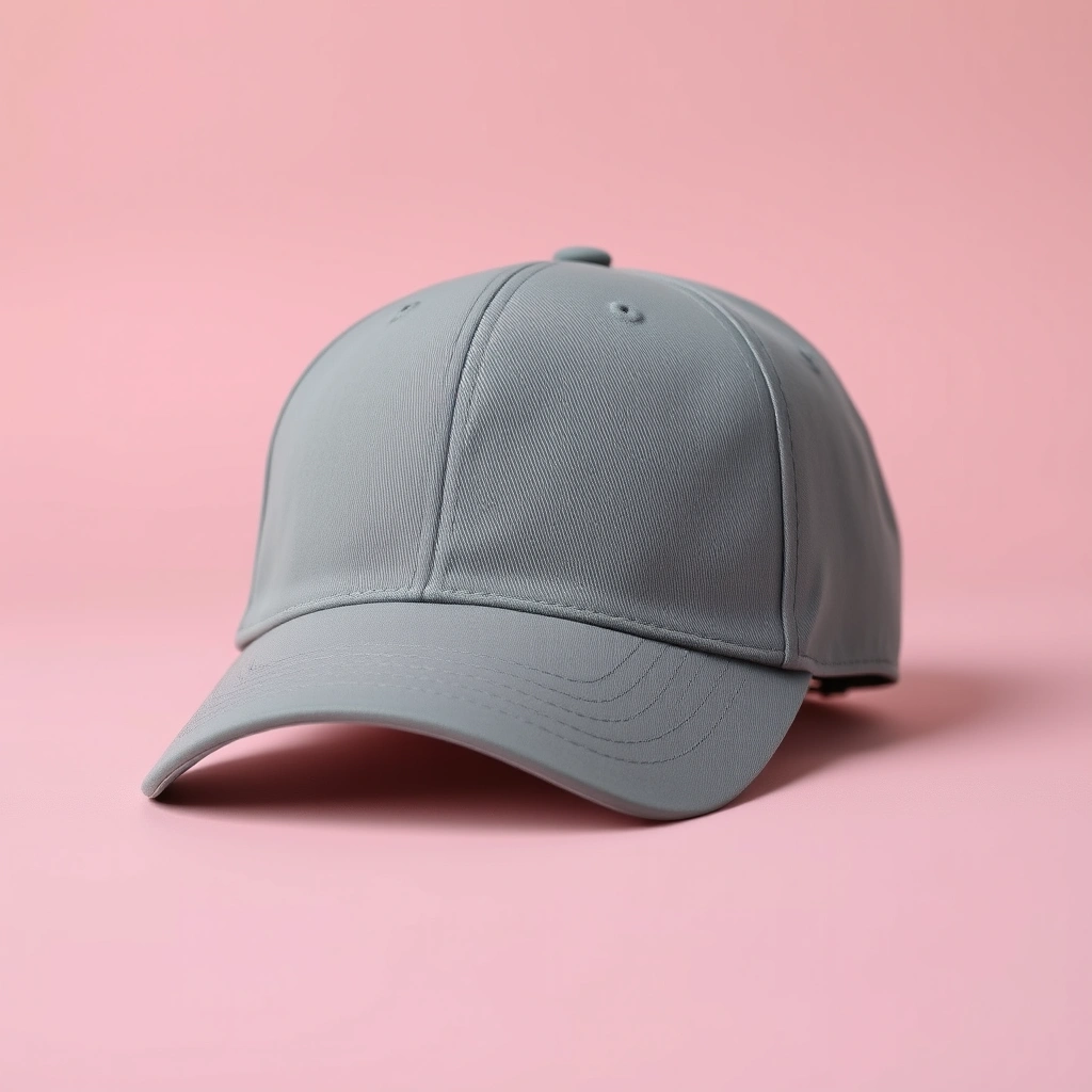 Casquette de baseball en tissu jacquard FF gris