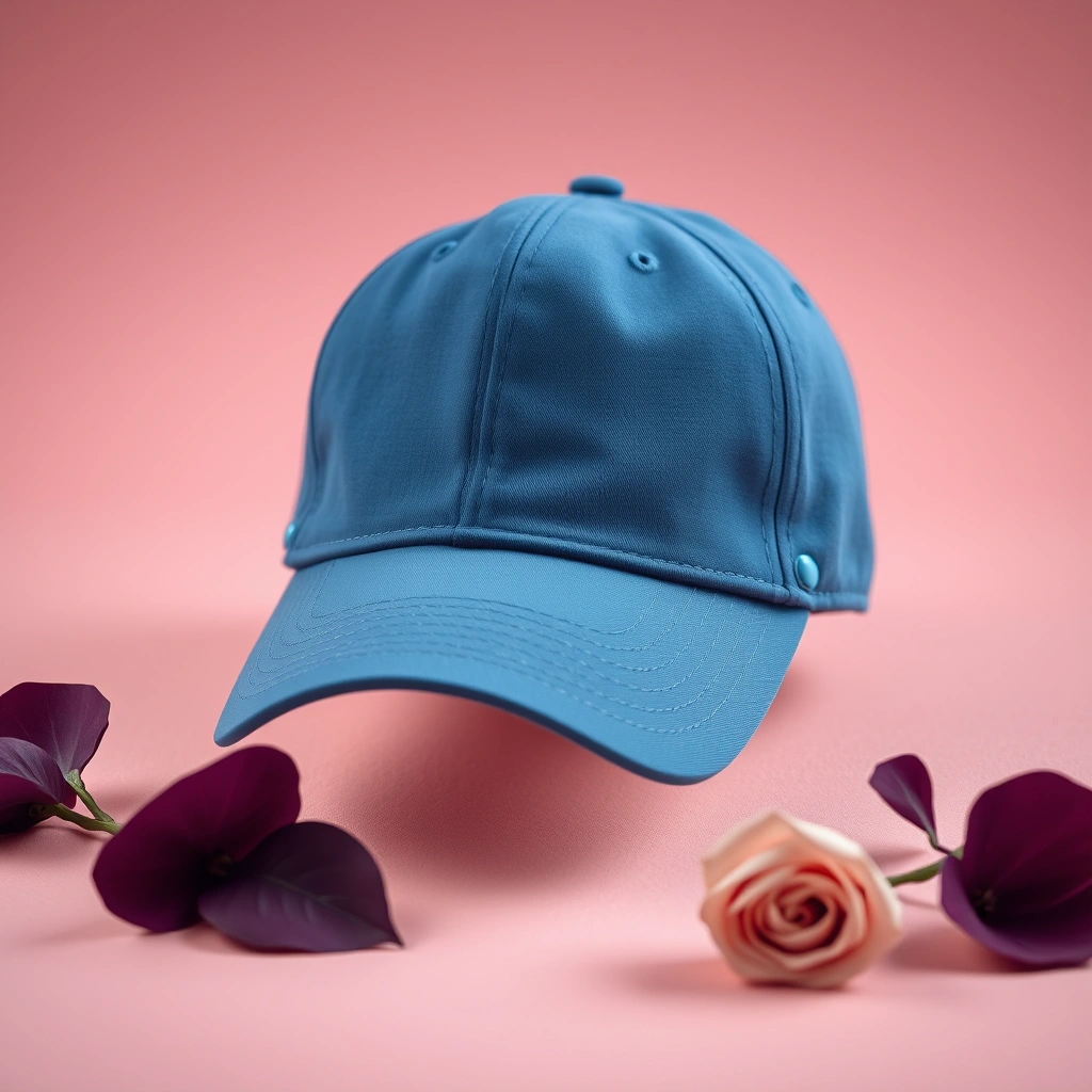 Casquette EN TOILE GG Bleu gris