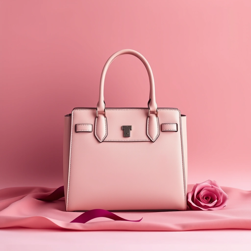 Chaîne Pochette à Matelassée - Rose