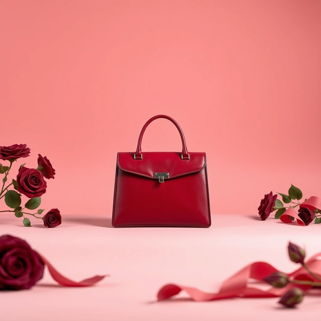 Chaîne Pochette à Matelassée - Rouge