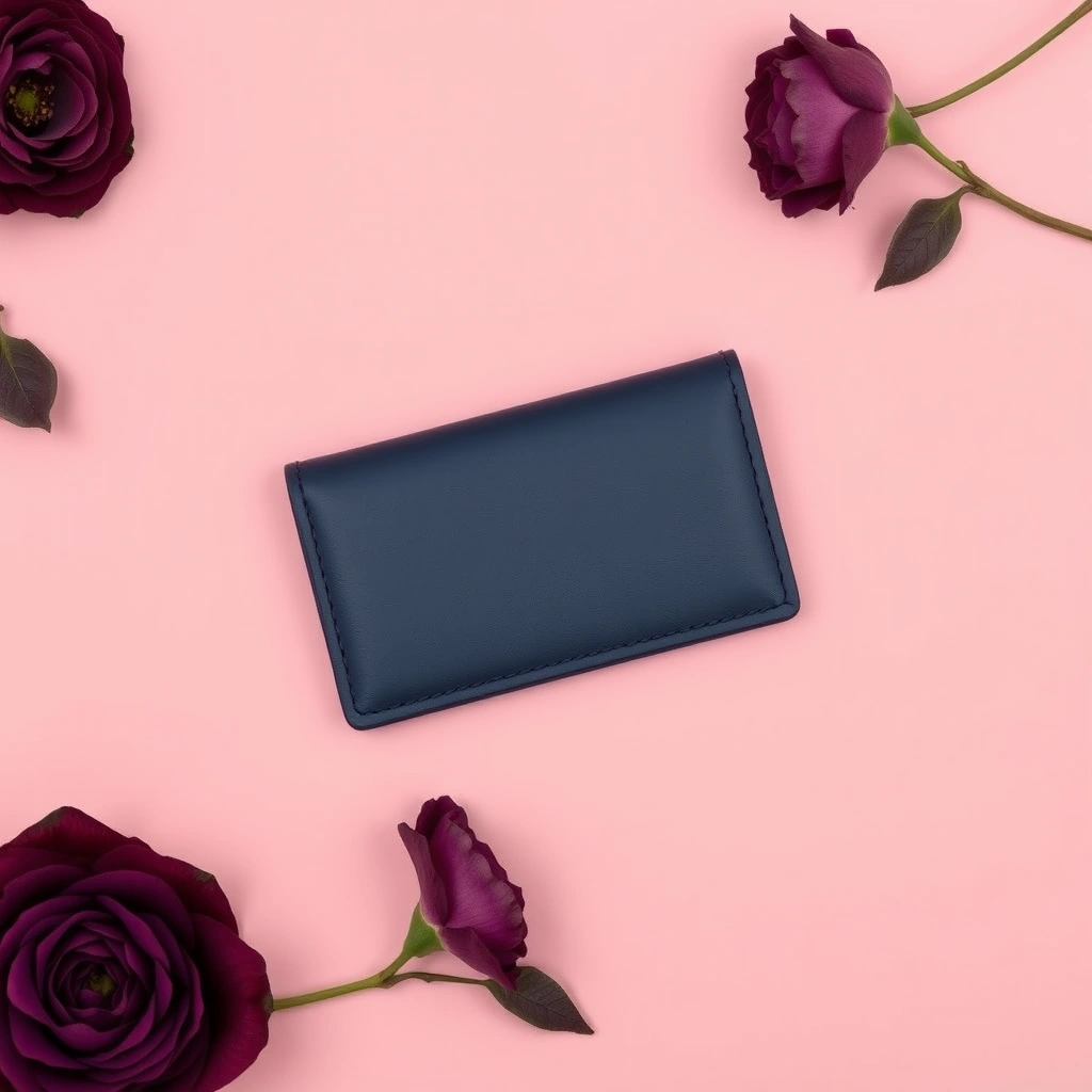 Portefeuille Victoire Navy Blue