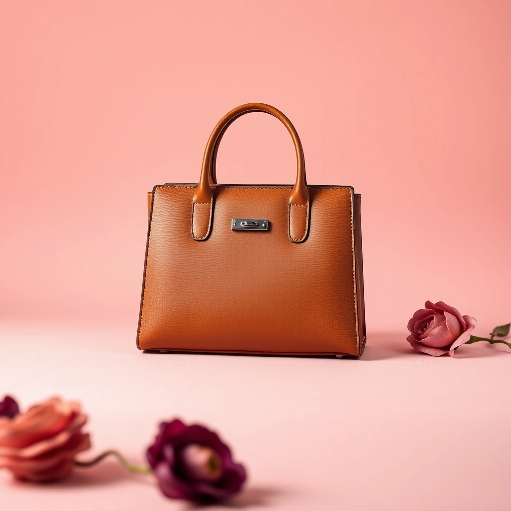 Sac City Toile - Marron