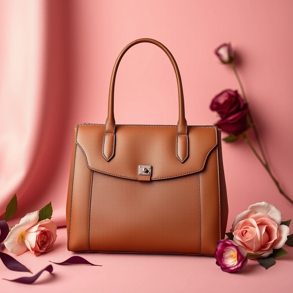 Sac épaule Teri Toile - Marron